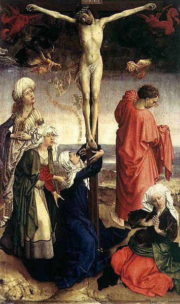 Roger Van Der Weyden Crucifixion oil painting picture